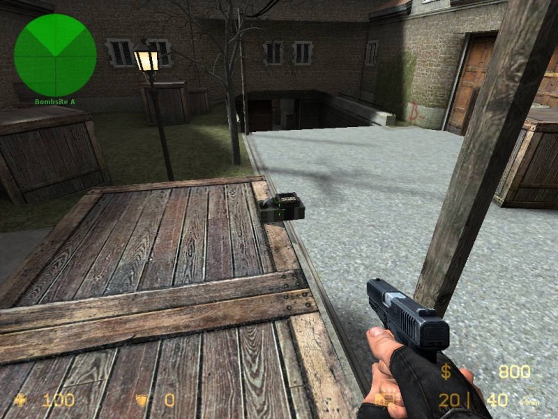 If you have the time this is the place to plant the bomb. The bomb can be covered from mid-connector, the box at the bottom of the ramps, corridors, from behind the boxes inside CT spawn, and from within the bombsite itself.