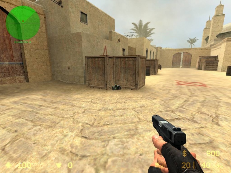 Not a prefered position, but due to its location, CT's can find it difficult to locate the bomb when it is planted here.