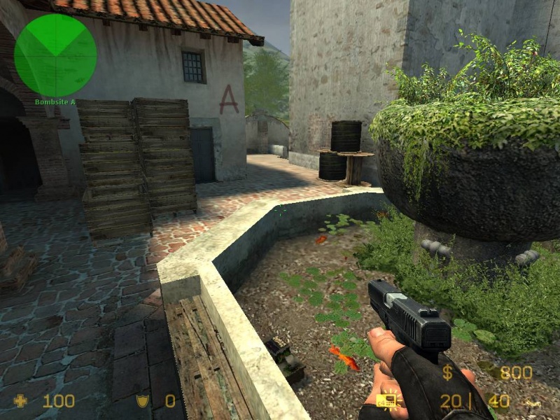 If CT spawn AND Banana is a problem then this is your next best option. Not the best spot but still gives you decent bomb cover options.