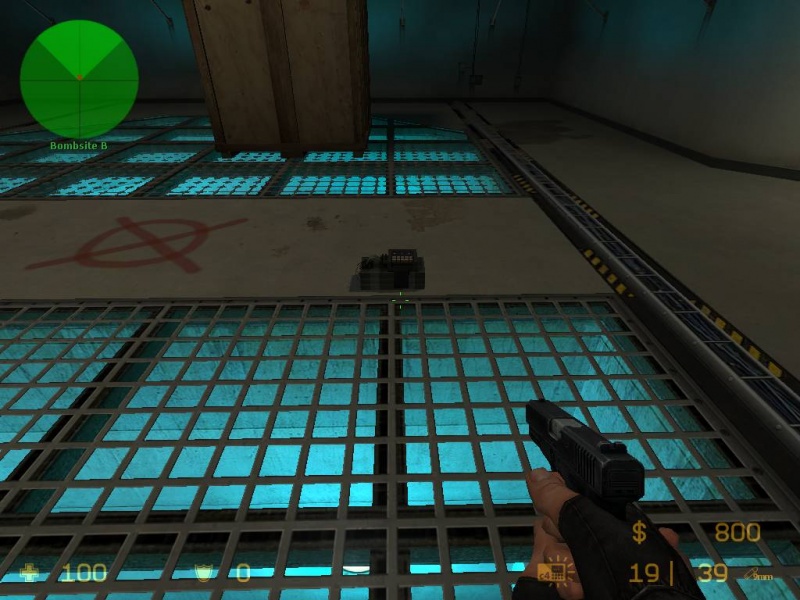 This is almost the only option you have on Nuke in Bombsite B, as it keeps the side doors, both vents, the control room and the ramps entrance all in play.